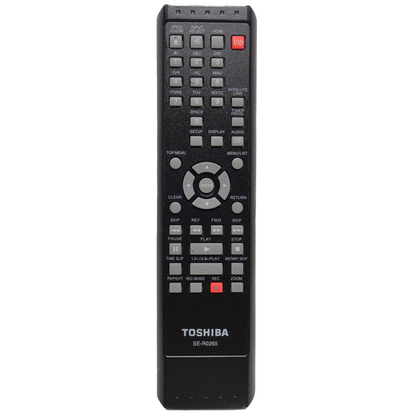 Toshiba SE-R0265 Pre-Owned Original DVD Recorder Remote Control