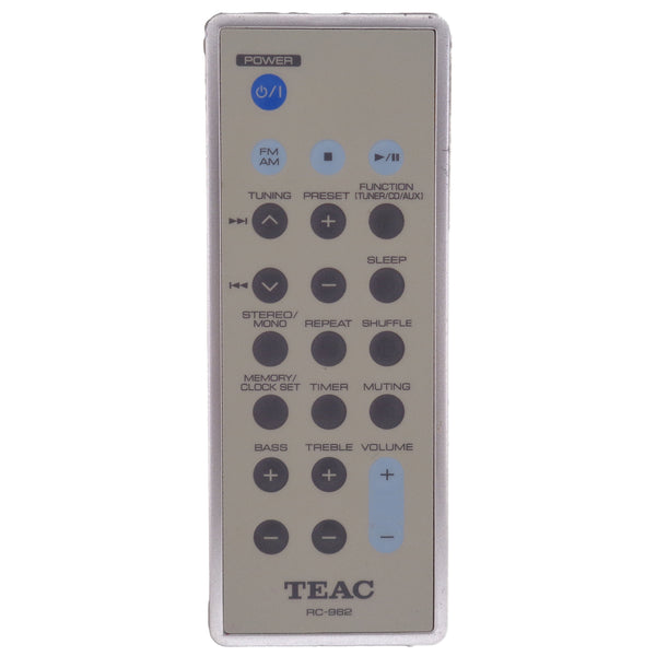TEAC RC-962 Pre-Owned Factory Original Audio System Remote Control