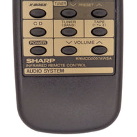 Sharp RRMCG0057AWSA Pre-Owned Original Audio System Remote Control