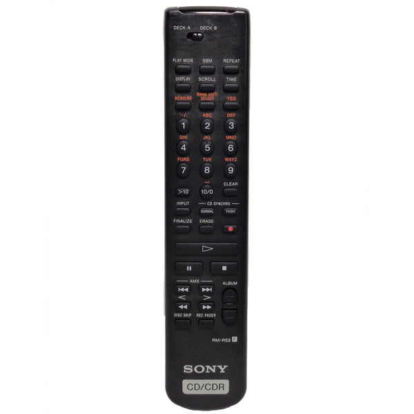 Sony RM-R52 Pre-Owned Factory Original CD Recorder Remote Control