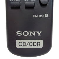 Sony RM-R52 Pre-Owned Factory Original CD Recorder Remote Control