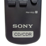 Sony RM-R52 Pre-Owned Factory Original CD Recorder Remote Control