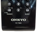 Onkyo RC-738M Pre-Owned Factory Original Audio System Remote Control