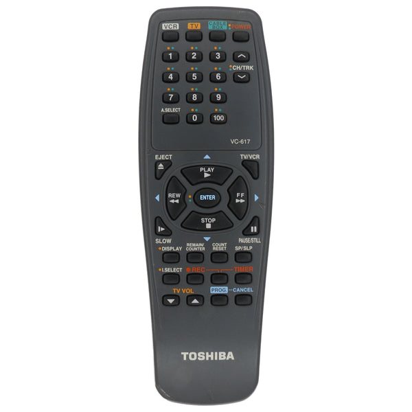 Toshiba VC-617 Pre-Owned Factory Original VCR Remote Control