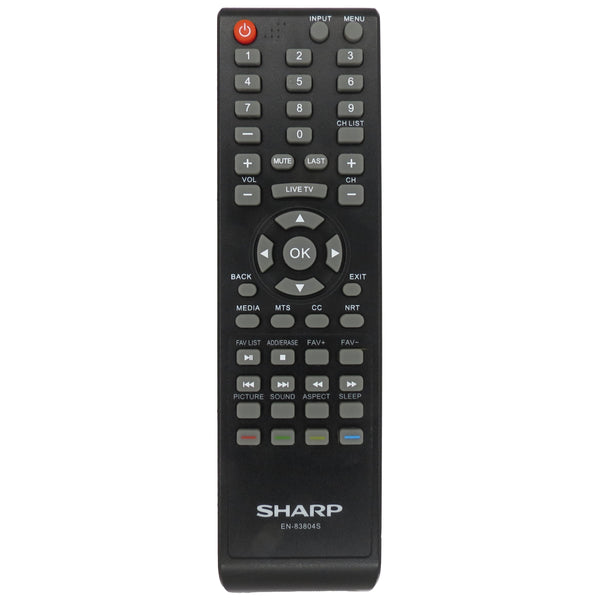 Sharp EN-83804S Pre-Owned Factory Original TV Remote Control