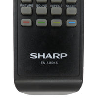Sharp EN-83804S Pre-Owned Factory Original TV Remote Control