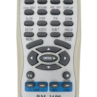 Apex RM-1600 Pre-Owned Factory Original DVD Player Remote Control