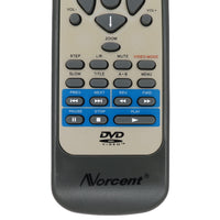 Norcent KF-8000A Pre-Owned Factory Original DVD Player Remote Control