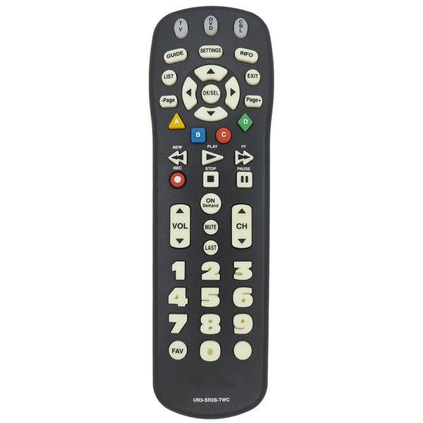 URC UR3-SR3S-TWC Pre-Owned Cable Box Remote Control