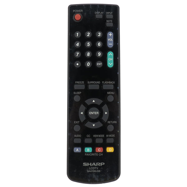 Sharp GA470WJSB Pre-Owned Factory Original TV Remote Control