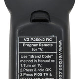 Verizon VZ P265v2 RC Pre-Owned FiOS TV Cable Box Remote Control