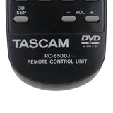 Tascam RC-6500J Pre-Owned Factory Original DVD Player Remote Control