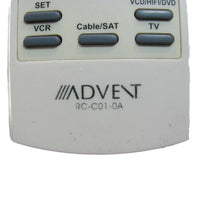 Advent RC-C01-0A Pre-Owned Factory Original TV Remote Control