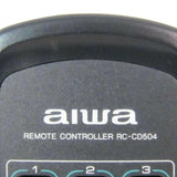 Aiwa RC-CD504 Pre-Owned Original CD Player Radio Remote Control