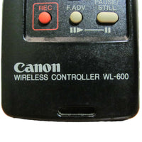 Canon WL-600 Pre-Owned Factory Original Camcorder Remote Control