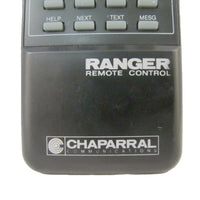 Chaparral Comm Ranger UHF/IR Pre-Owned Satellite System Remote Control