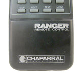 Chaparral Comm Ranger UHF/IR Pre-Owned Satellite System Remote Control