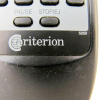 Criterion 5250 Pre-Owned Factory Original VCR Remote Control