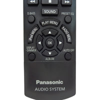 Panasonic N2QAYB000640 Pre-Owned Audio System Remote Control, Factory Original