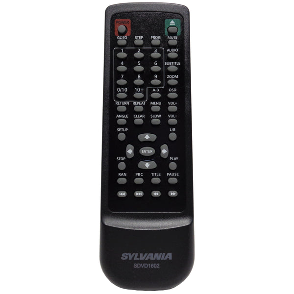 Sylvania SDVD1602 Pre-Owned Factory Original DVD Player Remote Control