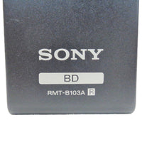 Sony RMT-B103A Pre-Owned Original Blu-Ray Player Remote Control
