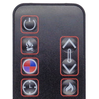 Real Flame 1-31321 Pre-Owned Electric Fireplace Heater Remote Control, Factory Original