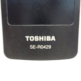 Toshiba SE-R0429 Pre-Owned Factory Original Sound Bar Remote Control