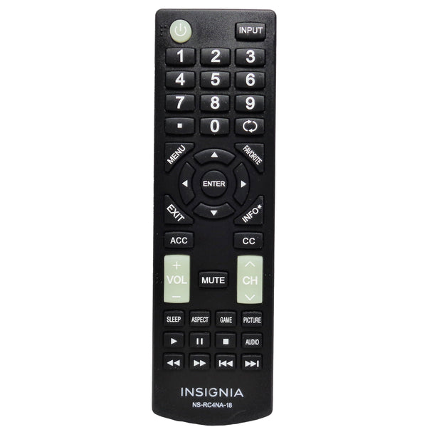 Insignia NS-RC4NA-18 Pre-Owned Factory Original TV Remote Control