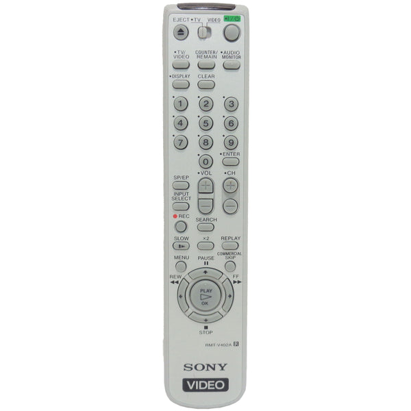 Sony RMT-V402A Pre-Owned Factory Original VCR Remote Control