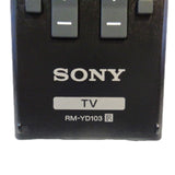 Sony RM-YD103 Pre-Owned Factory Original Bravia LCD TV Remote Control