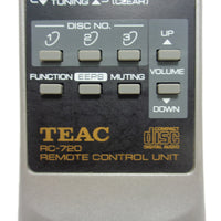 Teac RC-720 Pre-Owned Factory Original Audio System Remote Control