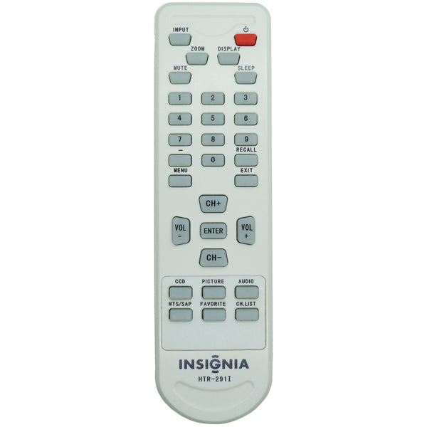 Insignia HTR-291I White Pre-Owned TV Remote Control, TV-5620-77 Factory Original