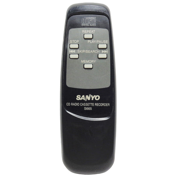 Sanyo S665 Pre-Owned Factory Original Stereo System Remote Control