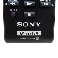 Sony RM-ADU078 Pre-Owned Home Theater System Remote Control, 1-487-641-11 Factory Original
