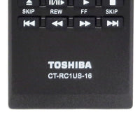 Toshiba CT-RC1US-16 Pre-Owned Factory Original TV Remote Control
