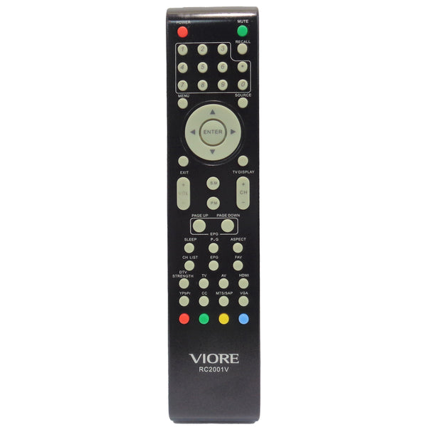 Viore RC2001V Pre-Owned Factory Original TV Remote Control