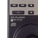 Sony RM-DX100 Pre-Owned CD Player Remote Control, 1-467-244-11 Factory Original