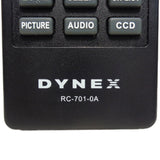 Dynex RC-701-0A Pre-Owned Factory Original TV Remote Control