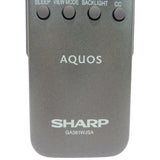 Sharp GA381WJSA Pre-Owned Factory Original TV Remote Control