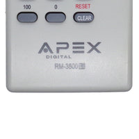Apex Digital RM-3800 Pre-Owned Original DVD/VCR Combo Remote Control