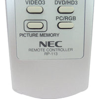 NEC RP-113 Pre-Owned Plasma Monitor Remote Control, Factory Original 3S120213