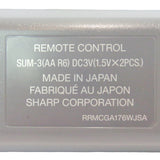 Sharp RRMCGA176WJSA Pre-Owned Original Projector Remote Control