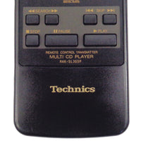 Technics RAK-SL305P Pre-Owned CD Player Remote Control, Factory Original