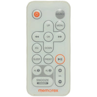 Memorex Mi4021p Pre-Owned iPod Dock Clock Radio Remote Control, Factory Original