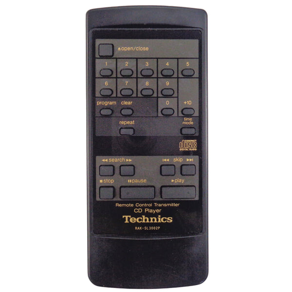 Technics RAK-SL3002P Pre-Owned CD Player Remote Control, EUR64795 Factory Original