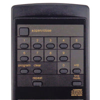 Technics RAK-SL3002P Pre-Owned CD Player Remote Control, EUR64795 Factory Original