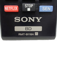 Sony RMT-B118A Pre-Owned Original Blu-Ray Player Remote Control