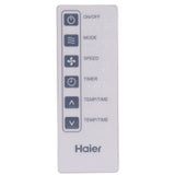 Haier WJ85X23968 Pre-Owned Original Air Conditioner Remote Control