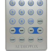 Audiovox RC-50 13640830 Pre-Owned Original DVD Player Remote Control