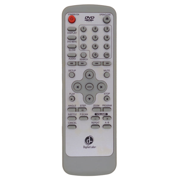 Digital Labs DD1903SD Pre-Owned Original DVD Player Remote Control